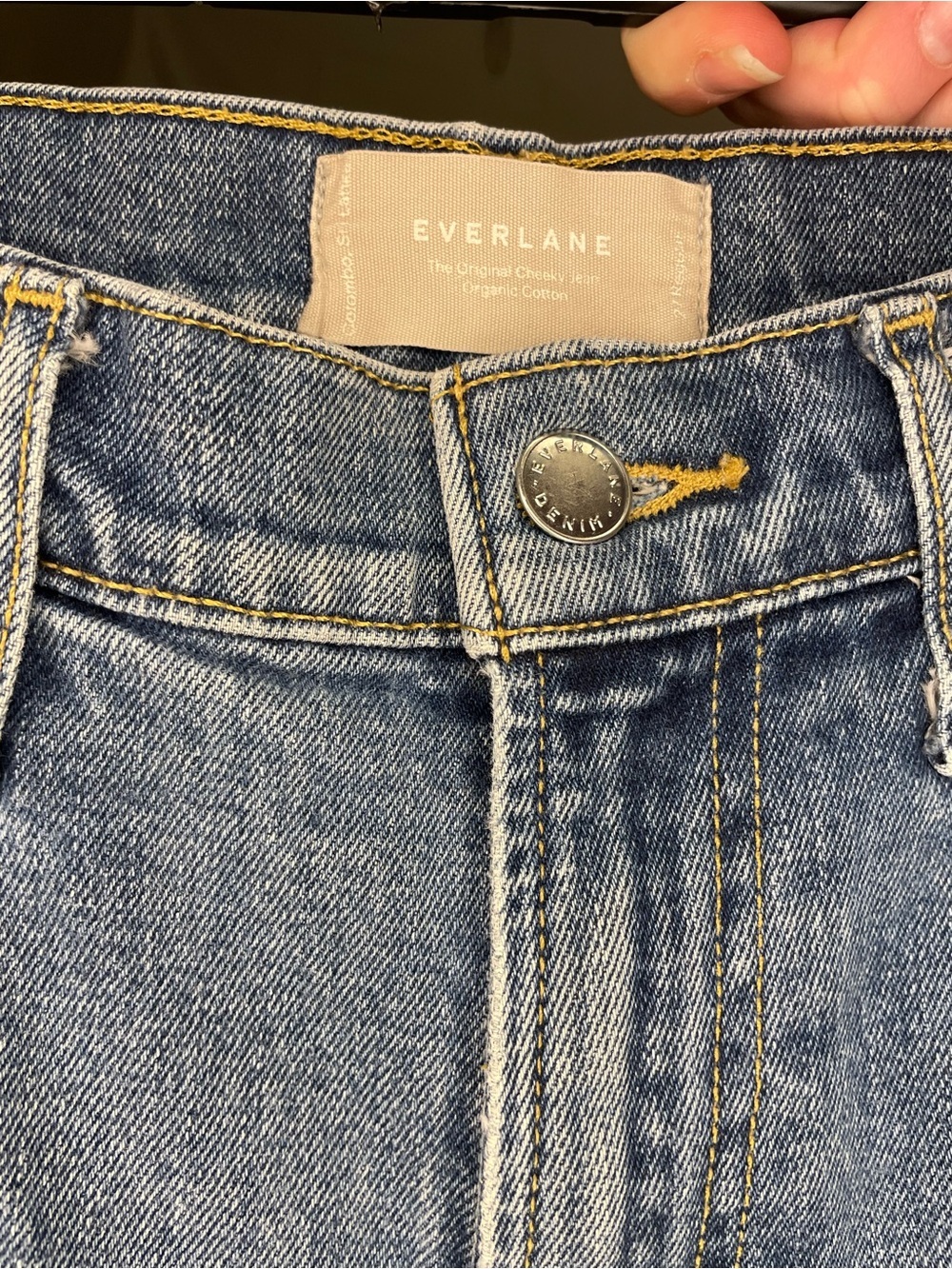Everlane Classic Blue Straight Original Cheeky Jeans - Picture 5 of 10